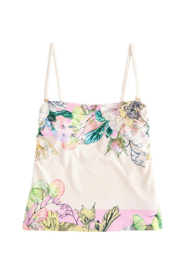 Next Tankini-Top Bauchformendes Bandeau-Tankinitop mit Print (1-St) von Next