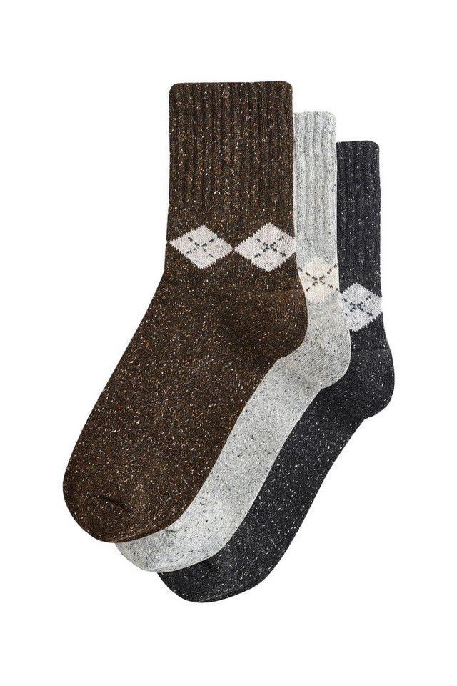 Next Thermosocken Söckchen mit Wolle, 3er-Pack (1-Paar) von Next
