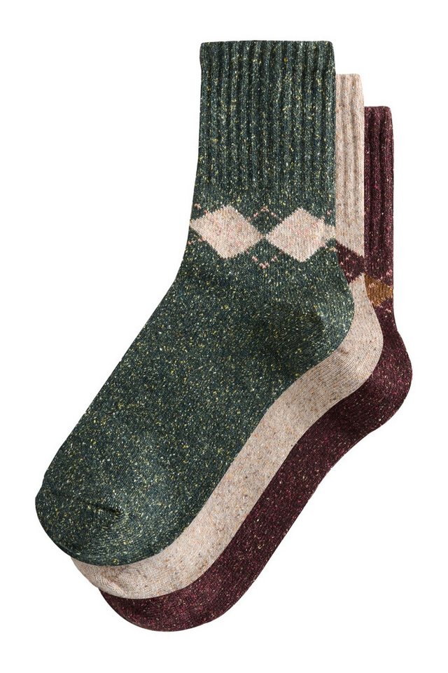 Next Thermosocken Söckchen mit Wolle, 3er-Pack (1-Paar) von Next