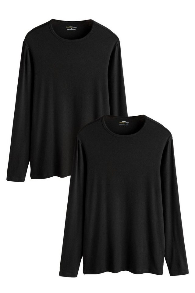 Next Thermounterhemd 2er-Pack Thermo-Langarmshirts (2-St) von Next