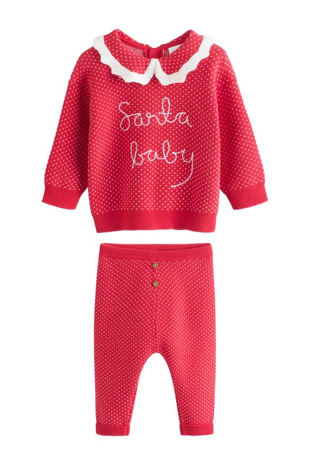 Next Top & Leggings Baby Strickoberteil und Leggings im Set (2-tlg) von Next