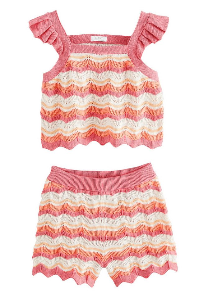 Next Top & Shorts Oberteil und Shorts aus 100 % Baumwolle (2-tlg) von Next