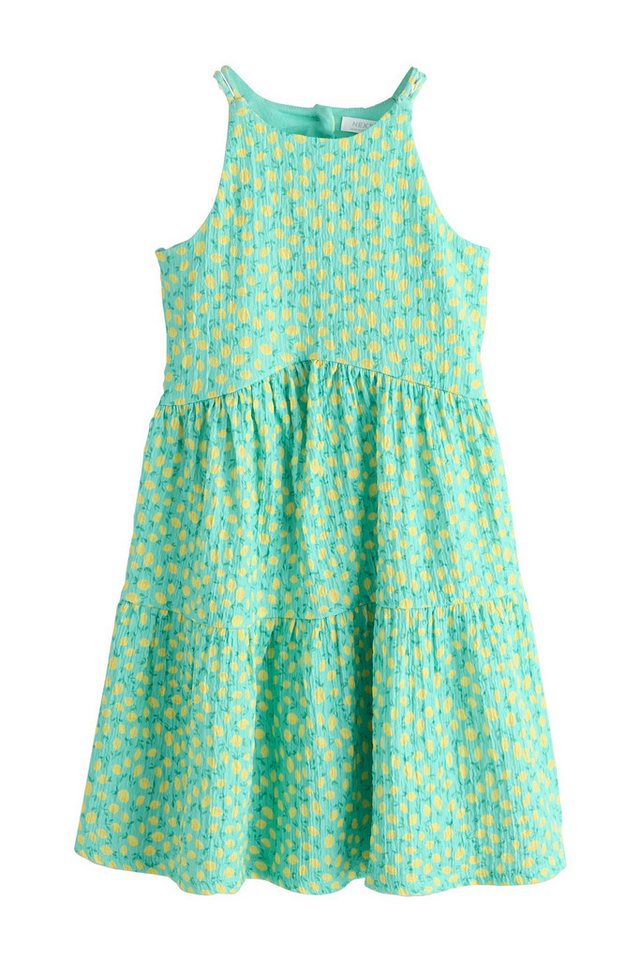Next Trägerkleid Sommerkleid mit Trägern und Knitteroptik (1-tlg) von Next