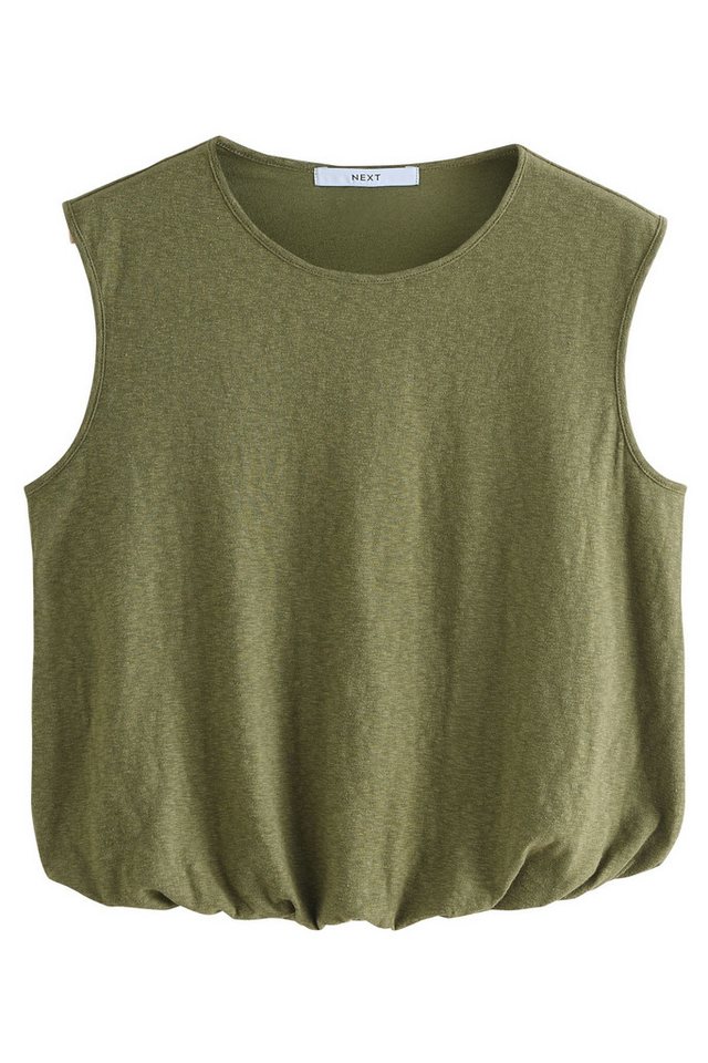 Next Trägertop Ärmelloses Tanktop mit Ballonsaum (1-tlg) von Next