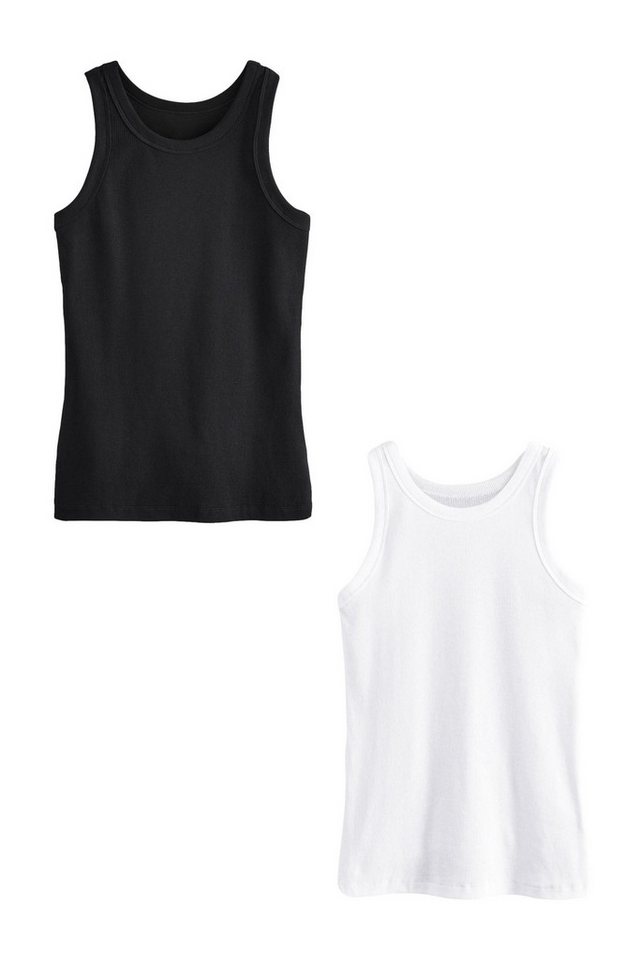 Next Trägertop 2 x hochgeschlossene Balconette-Trägertops (2-tlg) von Next