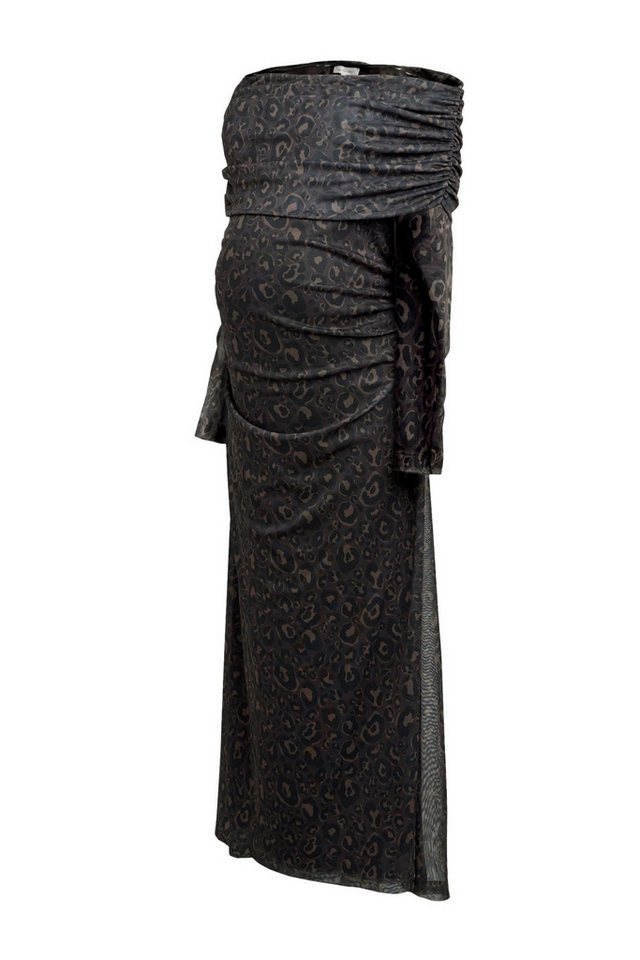 Next Tüllkleid Bardotkleid aus Netzstoff – Umstandsmode (1-tlg) von Next