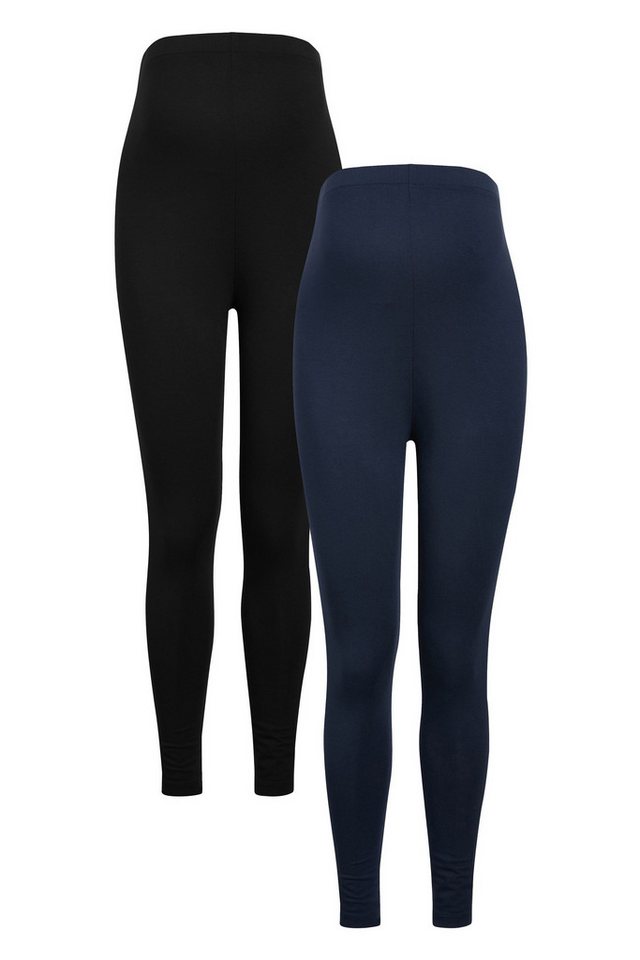 Next Umstandsleggings Essential Leggings (Umstandsmode), 2er-Pack (2-tlg) von Next