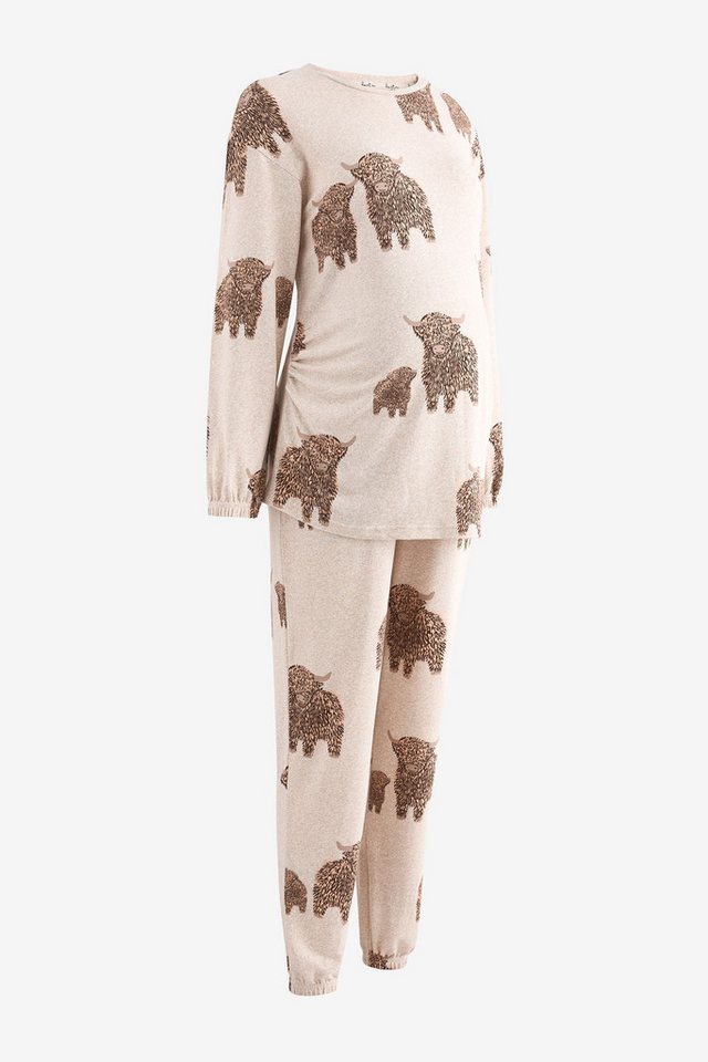Next Umstandspyjama Pyjama mit langen Ärmeln, Umstandsmode (2 tlg) von Next