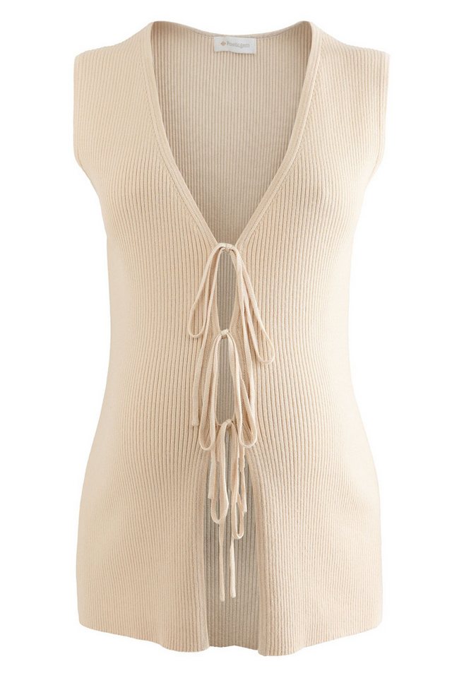 Next Umstandsweste Strick-Trägertop mit Bindedetail, Umstandsmode (1-tlg) von Next