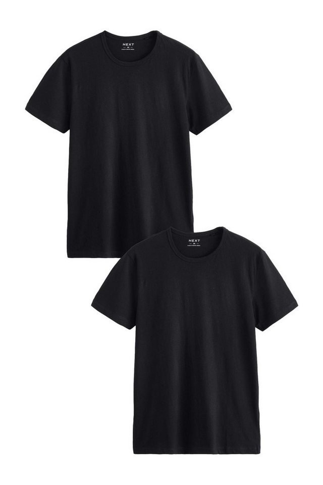 Next Unterhemd 2er-Pack T-Shirts/Unterwäsche aus 100 % Baumwolle (2-St) von Next