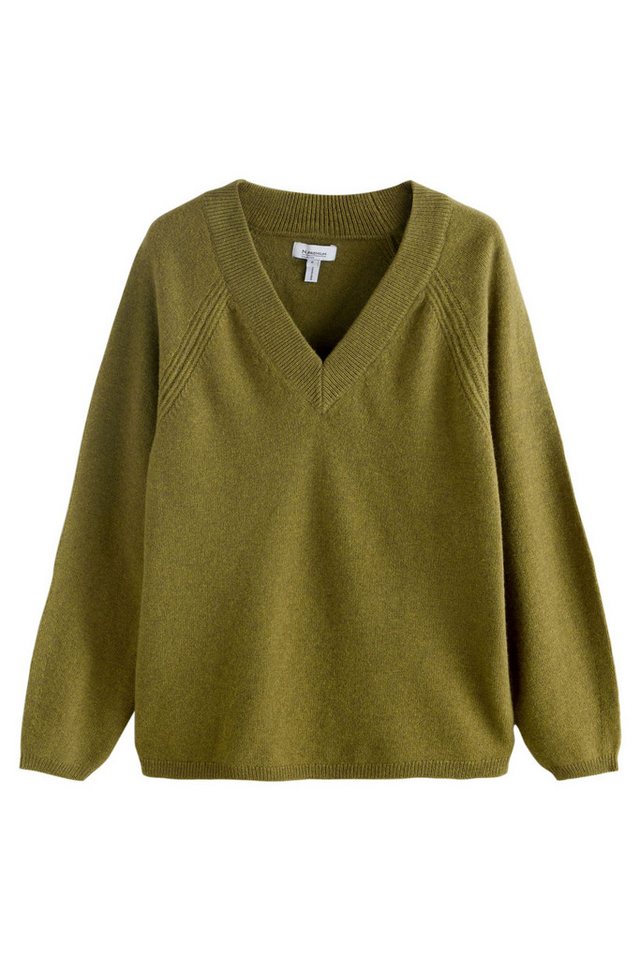 Next V-Ausschnitt-Pullover N. Premium Pullover mit V-Ausschnitt, Merinowolle (1-tlg) von Next
