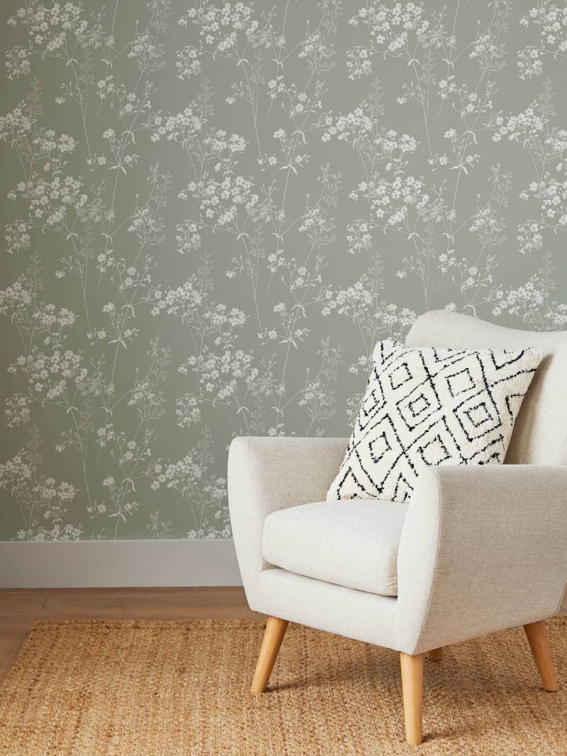 Next Vliestapete "Blatt" Motiv glatt Design Tapeten von Next