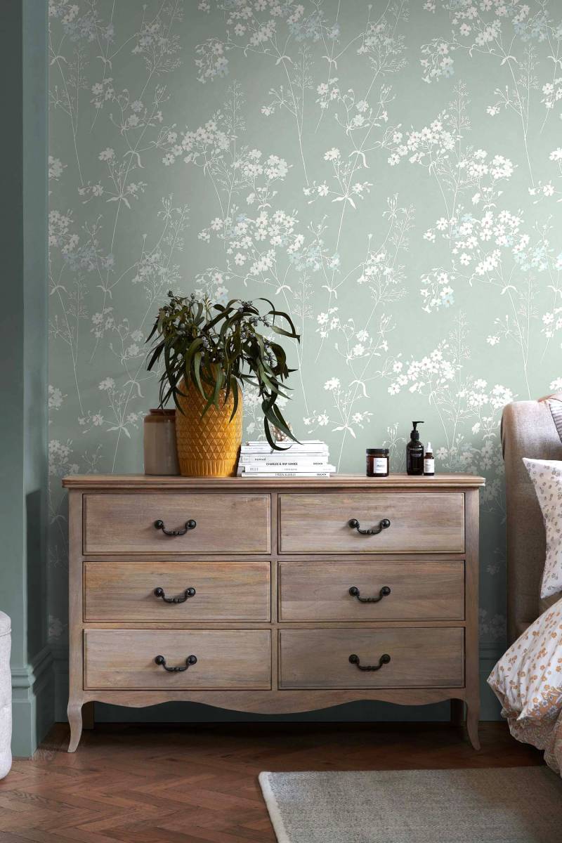 Next Vliestapete "LEAF Vliestapete 10mx52cm" floral glatt von Next