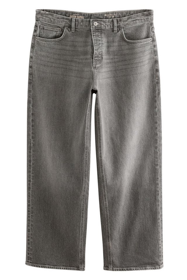 Next Weite Jeans Authentic Stretch-Jeans im Baggy Fit (1-tlg) von Next