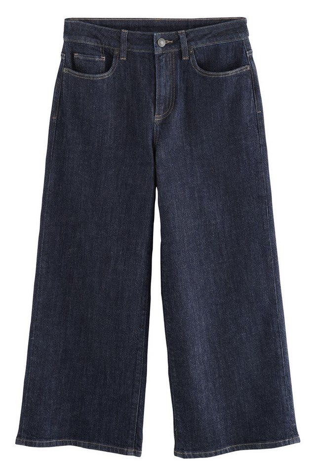 Next Weite Jeans Knöchellange Jeans mit weitem Bein - Petite (1-tlg) von Next