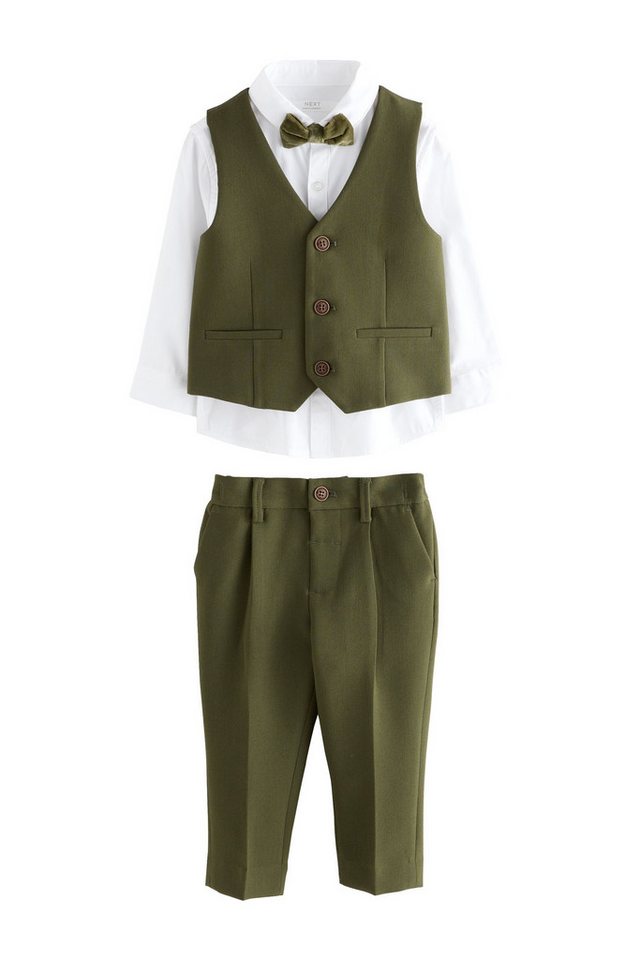 Next Weste, Hemd & Krawatte/Fliege Weste, Hemd, Hose und Fliege im Set (4-tlg) von Next