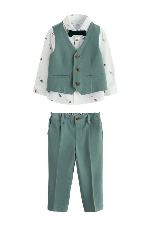 Next Weste, Hemd & Krawatte/Fliege Weste, Hemd, Hose und Fliege im Set (4-tlg) von Next