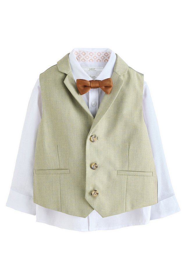 Next Weste, Hemd & Krawatte/Fliege Weste, Hemd und Fliege im Set (3-tlg) von Next