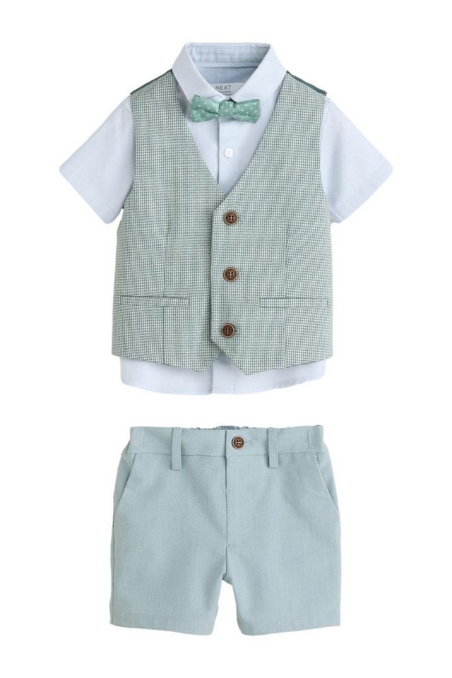 Next Weste, Hemd & Shorts Weste, Hemd, Shorts und Fliege im Set (4-tlg) von Next