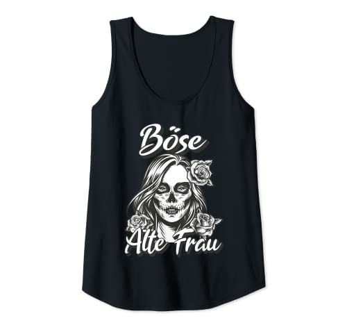 Damen Böse alte Frau schwarzer Humor und freche ältere Dame Tank Top von NextLevel Merch