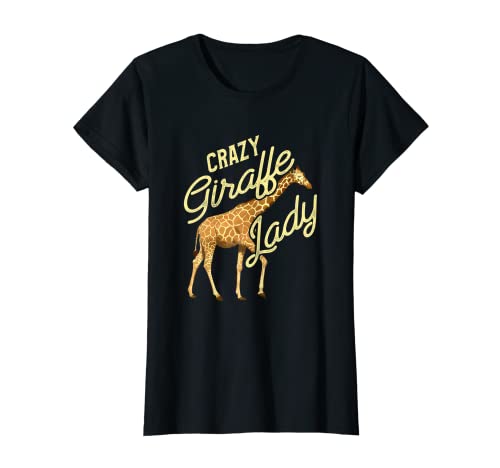 Damen Crazy giraffe lady T-Shirt von NextLevel Merch