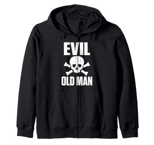 Evil old man Der böse Alte Mann Totenkopf Kapuzenjacke Evil old man Der böse Alte Mann Totenkopf Kapuzenjacke von NextLevel Merch