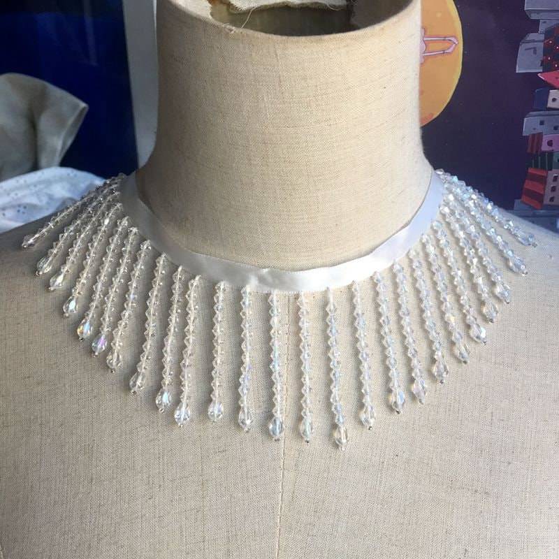 1/2 Meter Pailletten Applikation Perlen Spitze Besatz Kostüm Verzierung Kleid Diy Zubehör - Bt033 von Nextclover