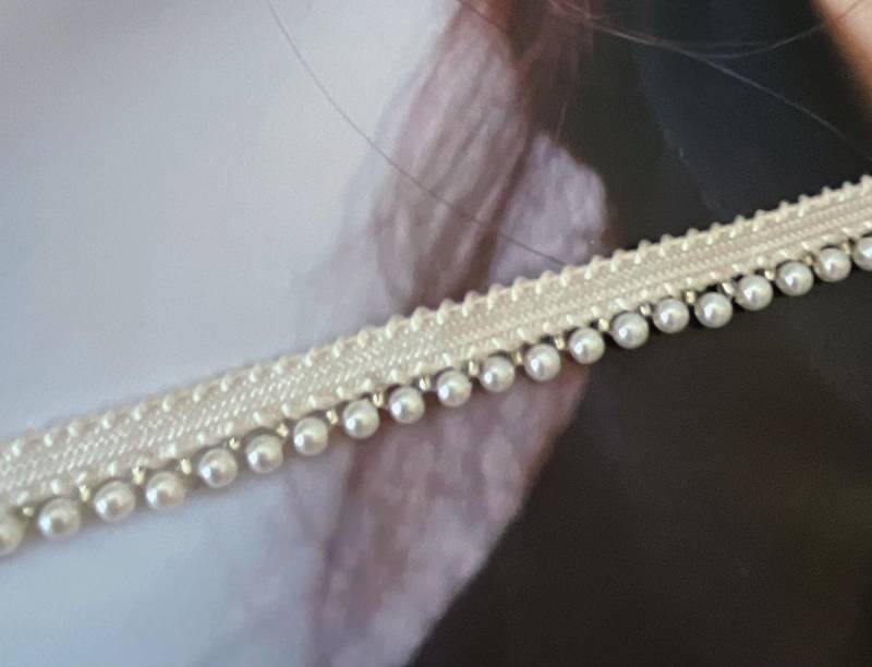 1 Yard Pailletten Applikation Perlen Blumen Spitze Trimmen Kostüm Verschönerung Kleid Diy Lieferungen - Bt061 von Nextclover