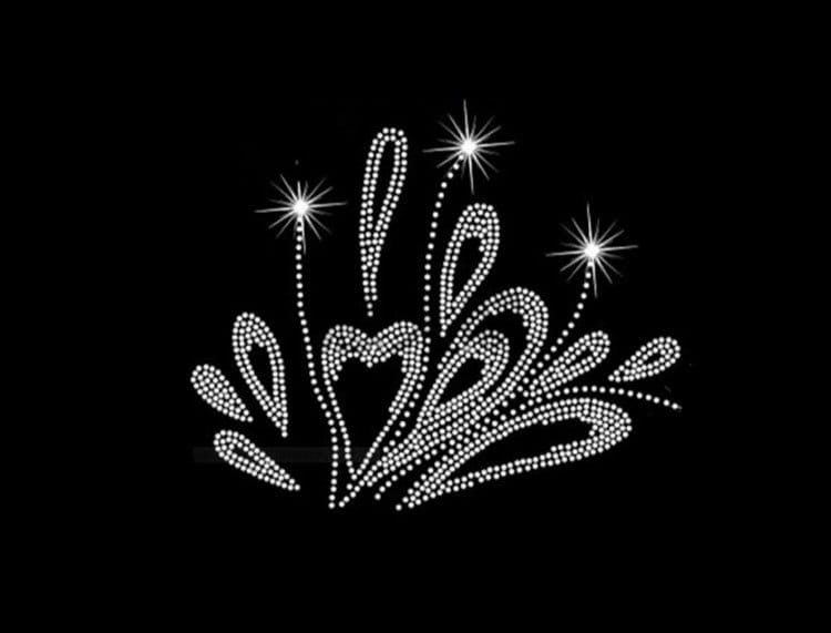 Blume Strass Transfer Bling Hot Fix Bügelbild Motiv Design Tt-032 Blume Strass Transfer Bling Hot Fix Bügelbild Motiv Design Tt-032 von Nextclover
