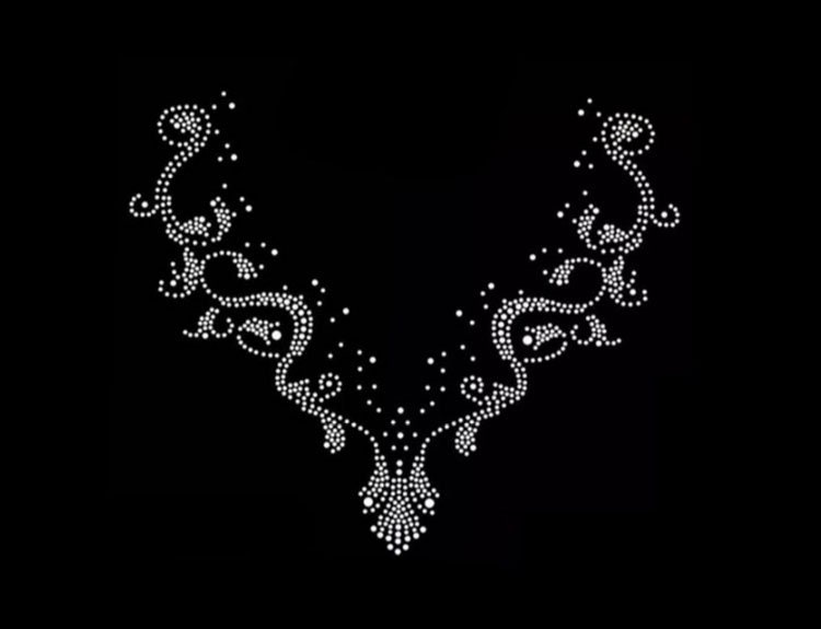 Blumen Halskette Strass Applikation Bling Hot Fix Aufnäher Motiv Design Transfer Tt-040 Blumen Halskette Strass Applikation Bling Hot Fix Aufnäher Motiv Design Transfer Tt-040 von Nextclover