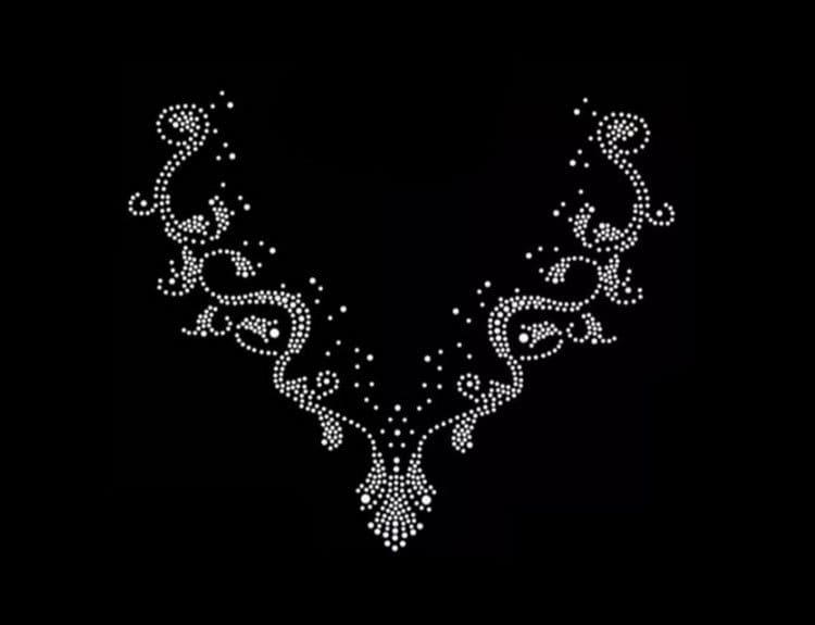 Blumen Halskette Strass Applikation Bling Hot Fix Aufnäher Motiv Design Transfer Tt-040 Blumen Halskette Strass Applikation Bling Hot Fix Aufnäher Motiv Design Transfer Tt-040 von Nextclover