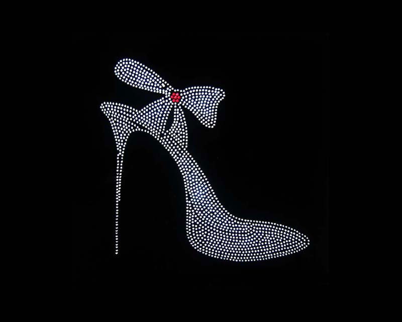High Heel Strass Transfer Bling Hot Fix Bügelbild Motiv Design Tt-080 High Heel Strass Transfer Bling Hot Fix Bügelbild Motiv Design Tt-080 von Nextclover