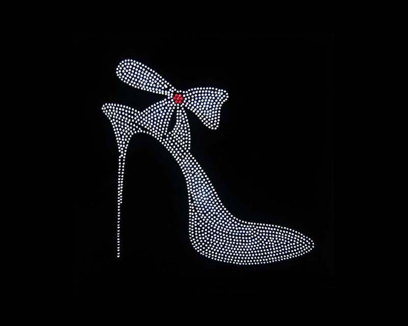 High Heel Strass Transfer Bling Hot Fix Bügelbild Motiv Design Tt-080 High Heel Strass Transfer Bling Hot Fix Bügelbild Motiv Design Tt-080 von Nextclover