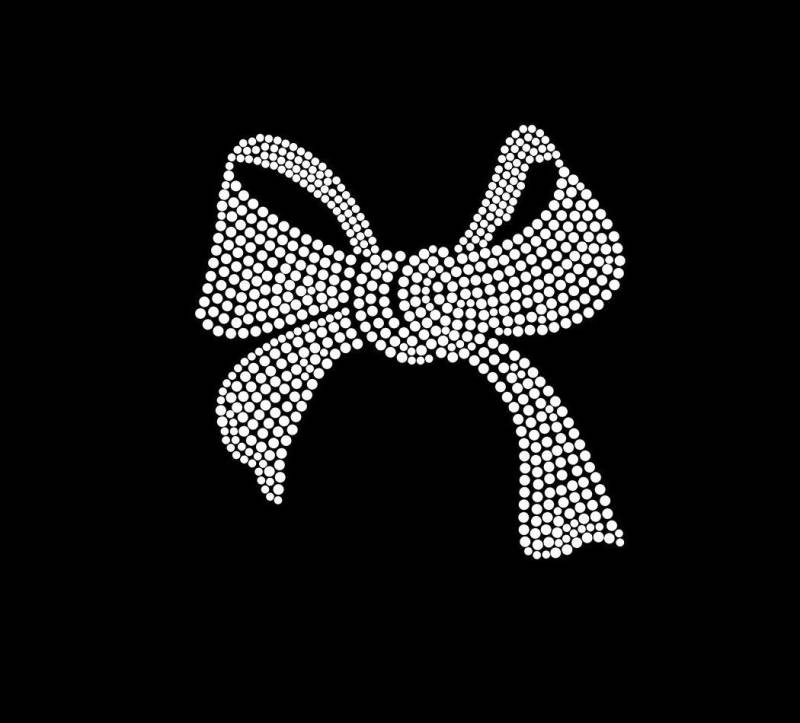 Schleife Kristall Strass Transfer Bling Hot Fix Bügelbild Motiv Design Tt-184 von Nextclover