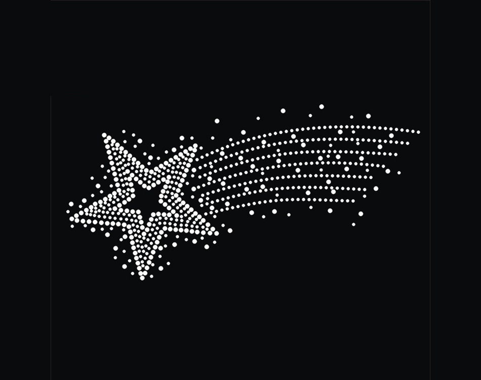 Stern Kristall Strass Applikation Bling Hot Fix Aufnäher Motiv Design Transfer Tt-189 von Nextclover