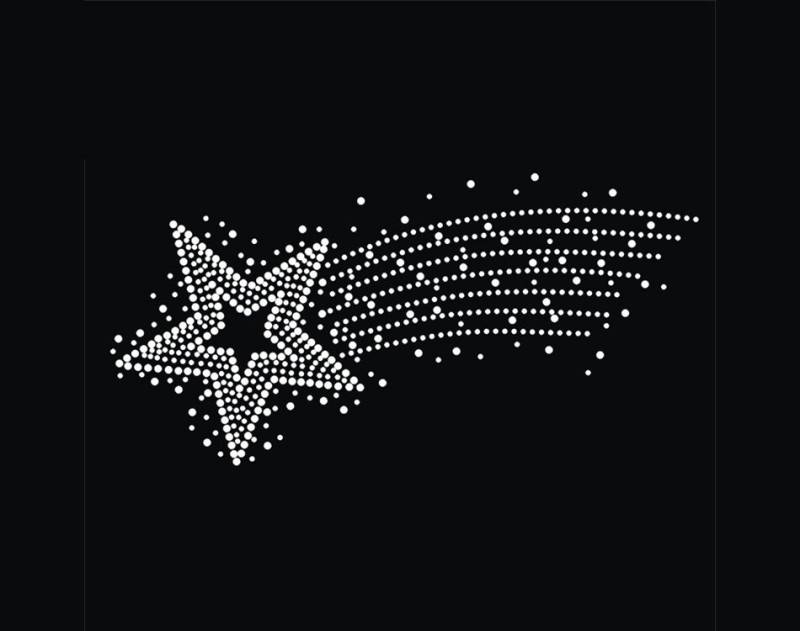 Stern Kristall Strass Applikation Bling Hot Fix Aufnäher Motiv Design Transfer Tt-189 von Nextclover