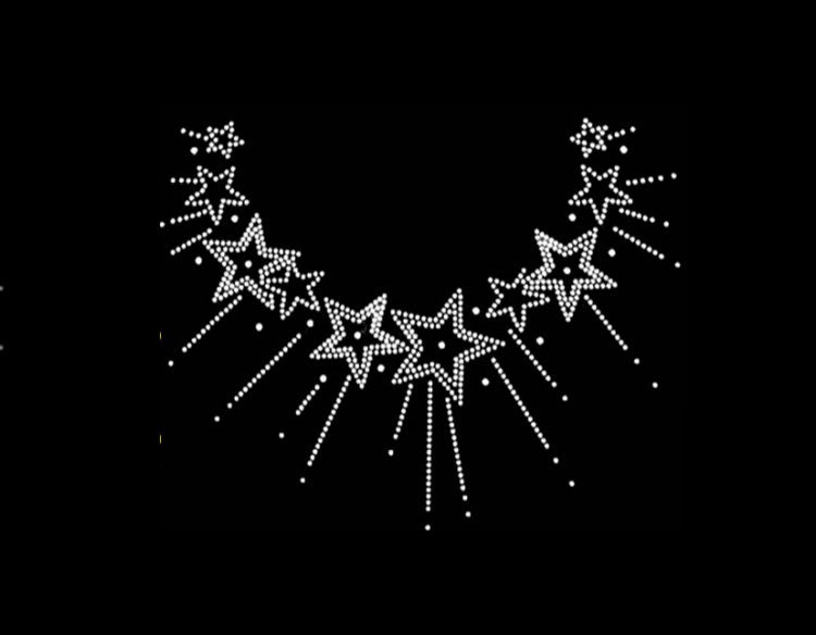 Stern Strass Transfer Bling Hot Fix Bügelbild Motiv Design Tt-064 von Nextclover