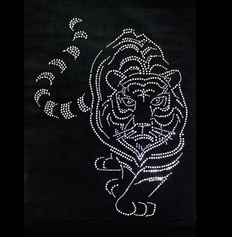 Tiger Strass Transfer Bling Hot Fix Bügelbild Motiv Design Tt-097 Tiger Strass Transfer Bling Hot Fix Bügelbild Motiv Design Tt-097 von Nextclover