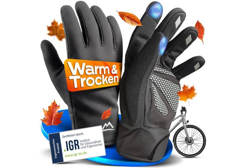 Nextcover Fahrradhandschuhe Nextcover Winter Fahrradhandschuhe Herren & Damen mit ThermoShield 2.0 von Nextcover