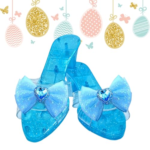Little Girls Princess Schuhe - 80g Prinzessin Kristallschuhe, Anti -Rutsch -Kinder -Hausschuhe, Kleinkindkristallschuhe | Masquerade Bühne Prinzessins Shoess Für Familien Carnival Party Cosplay Event von Nexusectar