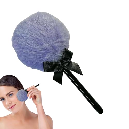 Nexusectar Daunenjacke mit Griff, Puff A Lollipop – Make-up-Zubehör mit weichem Griff zum Auftragen von Gesichtspuder ideal für Frauen empfindliche Haut für den täglichen Gebrauch und Reisen von Nexusectar