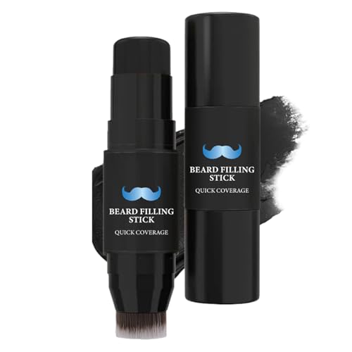 Schweißfestes Selbstvertrauen Bartfüller Stift | Creme-Auffüller Mit Pinsel, Definierter 7g Langzeitwirkung Wasserfest Schweißresistente Tönung für Männer Formung Styling Farbgebung Definition von Nexusectar