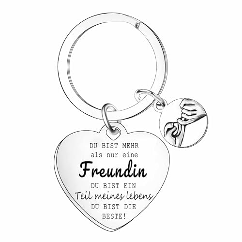 Nfyxcaz Freund Schlüsselanhänger Freundschaftsgeschenke Für Frauen Bff Bestie Fernfreundschafts Schlüsselanhänger Geschenke Für Geburtstag Abschlussfeier Weihnachten von Nfyxcaz