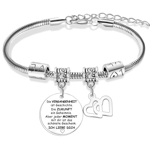 Nfyxcaz Geschenke Für Paare Freund Freundin Armband Valentinstagsgeschenke Für Ehefrau Ehemann Jubiläumsarmband Ich Liebe Dich Armband von Nfyxcaz
