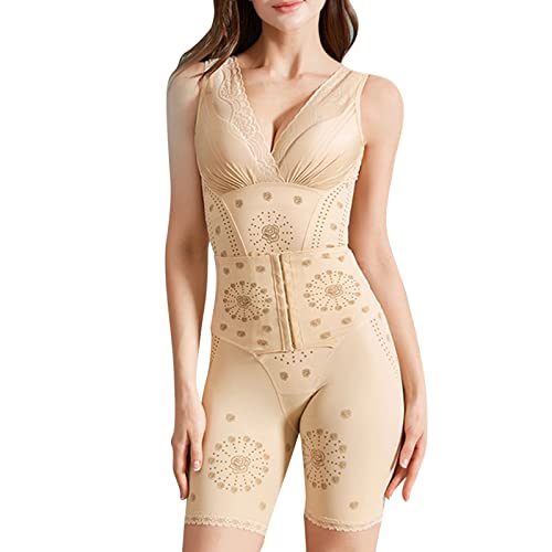 Bodyshape Damen Body Shapewear Figurformender Bauchweg Stark Ganzkörper Formende Bodys Haken und Ösen Große große von Nhainel