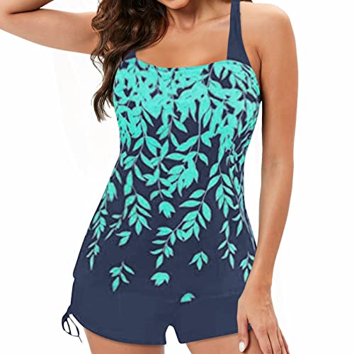 Nhainel Tankinis Für Damen, Badeanzug Damen, Push Up Bademoden, Strand Schwimmanzug, Tankini Für Mollige, Tankini Mit Shorts von Nhainel