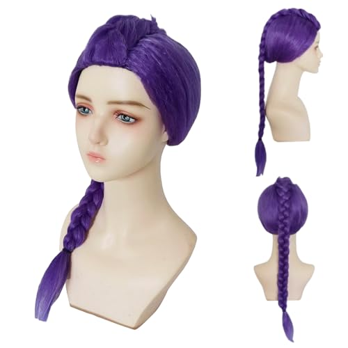 Cosplay Perücke,58 Cm Hunter Cosplay Perücke Für Kinders Koreanpop Dämon Kostüm Perückes Erwachsene, Hunter Cosplays Costume Wig Kinder, Halloween Kostüm Accessoires Für Kinder Und Mädchen von Nhujevkom