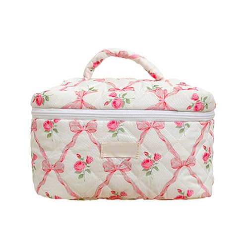 Nhujevkom Niedliche Makeup-Tasche - Große Reiseorganizer - Wasserfeste Toilettentasche Für Mädchen Damen | Tägliches Backpacking Geschäftsreise Urlaub Outdoor Unterwegs von Nhujevkom