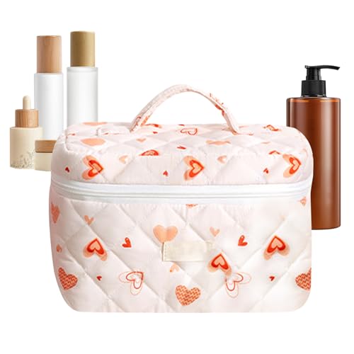 Nhujevkom Niedliches Kosmetiktäschchen,Große Reiseorganizer - Wasserfeste Toilettentasche Für Mädchen Damen,Tägliches Backpacking Geschäftsreise Urlaub Outdoor Unterwegs von Nhujevkom