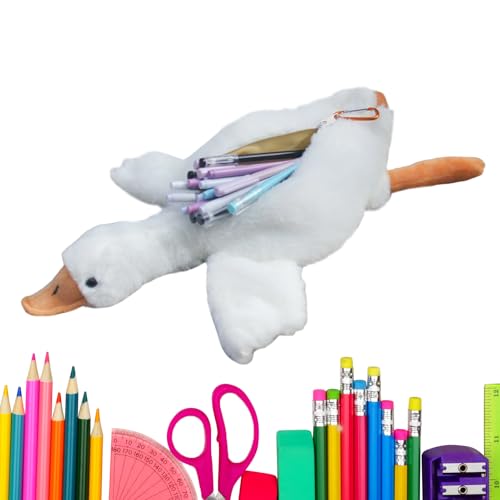 Nhujevkom Süße Federmäppchen - Tierdesign Stiftetasche Reißverschlussbeutel - Schulbedarf Organizer Für Schüler Jugendliche Erwachsene Schule Unterricht von Nhujevkom
